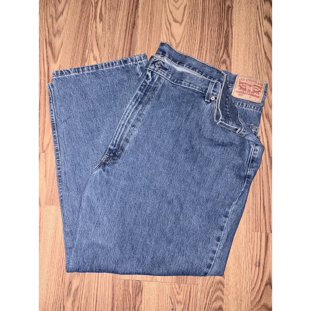 Levi's 550 Denim‎ Blue Jeans 54x30 Casual Comfort Straight